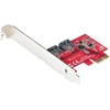 Image de Startech.com Scheda Pci Express Sata - Scheda Espansione Pcie Sata 2 Porte 6gbps - Profilo Standard/basso -