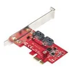 Image de StarTech.com Carte PCI Express SATA 2 ports - Contrôleur PCIe SATA - 6Gbps - ASM1166 Non-RAID - Carte PCI Express 3.0 vers SATA - Connecteurs SATA Empiles - Carte d'Extension SATA(2P6G-PCIE-SATA-CARD) - contrôleur de stockage - SATA 6Gb/s - PCIe 2.0 x1
