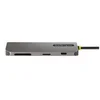 Image de StarTech.com Adaptateur Multiport USB C - Video HDMI 4K 60Hz - Hub USB-A 5 Gbps a 3 Ports, 100W PD Pass-Through, GbE, SD/Micro SD, Station d'Accueil/Mini Dock, Cable 30cm (115B-USBC-MULTIPORT) - station d'accueil - USB-C / Thunderbolt 3 / Thunderbolt 4 -