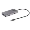 Image de StarTech.com Adaptateur Multiport USB C - Video Double HDMI 4K 60Hz - Hub USB-A 5 Gbps a 2 Ports, 100W PD Pass-Through, GbE, SD/Micro SD, Station d'Accueil/Mini Dock, Cable 30cm (120B-USBC-MULTIPORT) - station d'accueil - USB-C / Thunderbolt 3 / Thunderbo