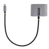 Image de StarTech.com USB C Video Adapter, USB C to HDMI VGA Multiport Adapter w/ 3.5mm Audio Output, 4K 60Hz, HDR, 100W PD 3.0, USB C Monitor Adapter for Laptop, Thunderbolt 3/4 Compatible - USB C Display Travel Adapter (122-USBC-HDMI-4K-VGA) - station d'accueil
