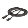 Image de StarTech.com 6ft (2m) Active Thunderbolt 4 Cable, 40Gbps, 100W PD, 4K/8K, Intel Certified, Compatible w/Thunderbolt 3/USB 3.2/DisplayPort (A40G2MB-TB4-CABLE) - Cable USB de type-C - 24 pin USB-C pour 24 pin USB-C - 2 m