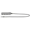 Image de StarTech.com USB-C Triple-Monitor Multiport Adapter, Dual 4K 60Hz + 4k 30Hz HDMI DisplayPort, 3-Port USB 10Gbps Hub, 100W Power Delivery Pass-Through, GbE, 2ft Cable, Mini Dock - Travel Laptop Docking Station (117B-USBC-MULTIPORT) - station d'accueil -