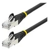 Image de StarTech.com 5m CAT6a Ethernet Cable - Black - Low Smoke Zero Halogen (LSZH) - 10GbE 500MHz 100W PoE++ Snagless RJ-45 w/Strain Reliefs S/FTP Network Patch Cord - cordon de raccordement - 5 m - noir