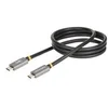 Image de StarTech.com 3ft (1m) USB4 Cable, USB-IF Certified USB-C Cable, 40 Gbps, USB Type-C Data Transfer Cable, 100W Power Delivery, 8K 60Hz, Compatible w/Thunderbolt 4/3/USB 3.2 - USB C to C cable (CC1M-40G-USB-CABLE) - Cable USB de type-C - 24 pin USB-C pour 2