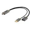 Image de StarTech.com 1ft (30cm) HDMI to DisplayPort Adapter, Active 4K 60Hz HDMI Source to DP Monitor Adapter Cable, USB Bus Powered, HDMI 2.0 to DisplayPort Converter for Laptops/PC - Supports HDR and Ultrawide Displays (128-HDMI-DISPLAYPORT) - cable adaptateur