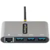 Image de Hub Usb-c Startech.com Hb30c3a1gea2 Avec Ethernet Gigabit