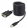 Image de StarTech.com 10ft (3m) USB to Null Modem Serial Adapter Cable, Interchangeable DB9 Screws/Nuts, COM Retention, USB-A to RS232, FTDI, Level-4 ESD Protection, Windows/macOS/ChromeOS/Linux - Rugged TPE Construction (1P10FFCN-USB-SERIAL) - cable USB / serie -