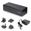Image de StarTech.com 4-Port Dual-Monitor DisplayPort KVM Switch, 4K 60Hz, 2x USB 5Gbps Hub Ports, 2x USB 2.0 HID Ports, Hotkey and Push-Button Switching, TAA Compliant - 3.5mm Audio, HDCP (P4DD46A2-KVM-SWITCH) - commutateur ecran-clavier-souris/audio - 4 ports -