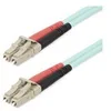 Image de StarTech.com 20m (65ft) LC/UPC to LC/UPC OM4 Multimode Fiber Optic Cable, 50/125µm LOMMF/VCSEL Zipcord Fiber, 100G Networks, Low Insertion Loss, LSZH Fiber Patch Cord - cordon de raccordement - 20 m - turquoise