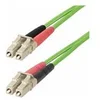 Image de StarTech.com 3m (10ft) LC to LC (UPC) OM5 Multimode Fiber Optic Cable, 50/125µm Duplex LOMMF Zipcord, VCSEL, 40G/100G, Bend Insensitive, Low Insertion Loss, LSZH Fiber Patch Cord - cordon de raccordement - 3 m - vert