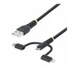 Image de StarTech.com 3.3ft USB Multi Charging Cable, Lightning/Micro-USB/Type-C - kit cable USB - 1 m