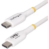 Image de StarTech.com Câble USB-C vers USB-C 2.0 - 240W 5A PD EPR - 1 m - Blanc