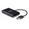 Image de StarTech.com 4-Port USB 2.0 Hub, USB Bus Powered, Small Travel Mini USB Hub, USB 2.0 Splitter, Multi-Port Portable USB Hub, 480Mbps, Overcurrent Protection (OCP) - concentrateur (hub) - 4 ports