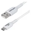 Image de StarTech.com 2m (6.6ft) White USB-A to USB-C Charging Cable/Cord, M/M - Cable USB de type-C - USB pour 24 pin USB-C - 2 m