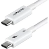 Image de StarTech.com Câble USB-C Thunderbolt 5 Blanc - 1 m