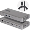 Image de Startech - Station D'accueil - Usb4 / Thunderbolt 4 / Thunderbolt 5 - 2 X Dp - 1gbe, 2.5gbe - 100 Watt - Europe, Royaume-uni