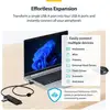 Image de Hub Usb Startech H5a4a-usb-hub-2 Noir