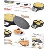 Image de Crêpière INOX 2 en 1 anti-adhésif Diamètre: 26 cm 1000W Noir