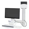 Image de Ergotron Systeme Sit-Stand Combo kit de montage - Technologie brevetee Constant Force - pour ecran LCD/clavier/souris/lecteur de codes a barres/processeur - support de CPU moyen - blanc