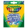 Image de Crayola - 8 Gros crayons à la cire ultra lavables - Coloriage