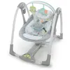 Image de Balancelle Électrique Pliable Swing And Go Hugs & Hoots- Arche Avec Jouets Amovible, 5 Vitesses De Balancement, Mélodies