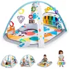 Image de BABY EINSTEIN Kickin’ Tunes Tapis de sol éveil bébé évolutif 4-en-1 jouet piano amovible arche cadeau bébé multilingue