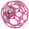 Image de Bright Stars Oball Hochet Facile A Saisir Jouet Pour Nourrissons Sans Bpa En Rose, Pour Les Nouveaux-nés +