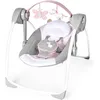 Image de Transat Pour Bébé Balancelle Électrique Pliable - Flora - Arche, Jouets Amovible, Réglages Balancement, Minuterie