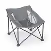 Image de Bright stars transat bébé pliable gris pop 'n chill, pare soleil spf +50 et sac de transport inclus