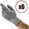Image de Lot de 6 paires de gants de travail en PU tricot Hyflex 11-727 EN388 Taille - Taille 7