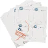 Image de Cartes en carton - DMC - Lot de 56 - Blanc - Organisateur de fils - Pratique et durable