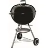 Image de WEBER Barbecue charbon CLASSIC KETTLE Ø57 cm - Acier chromé - Thermomètre intégré au couvercle - Noir