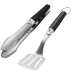 Image de Kit dustensiles pour barbecue - WEBER - Premium - Compact - Acier inoxydable