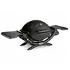 Image de Weber Q 1200   Barbecue à gaz portable Noir surface 43 x 32 cm tuyau et détendeur inclus