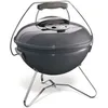 Image de Barbecue à charbon portable Smokey Joe Premium - WEBER - Ø37 cm - Acier chromé - Bleu