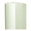 Image de Canisse Pvc Double Face Blanc 6 M - 2 Rouleaux De 3 X 1,20 M - Jardideco