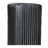 Image de Canisse Pvc Double Face Noir 6 M - 2 Rouleaux De 3 X 1,50 M - Jardideco