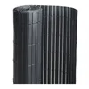 Image de Canisse PVC double face Noir 6 m - 2 rouleaux de 3 x 150 m - Jardideco