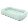 Image de Matelas gonflable enfant 1 place + gonfleur - Intex - Vert - Lit de voyage