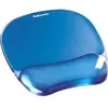 Image de Tapis de Souris - Fellowes - Crystal Gel - Ergonomique - Repose Poignet - Transparent Bleu