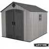 Image de Abri de jardin résine ROUGH CUT 7.38m2 - 2.43x3.04m LIFETIME #60356