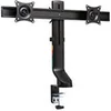 Image de Kensington SmartFit Space-Saving Dual Monitor Arm kit de montage - inclinaison et rotation - pour 2 moniteurs - noir