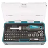 Image de Coffret de vissage-boulonnage Makita 47 pièces avec tournevis et cliquet