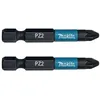 Image de Embout de vissage tête Hexagonal PZ2 - MAKITA - B-63753 - Revêtement noir - 20% plus durable - Longueur 50mm