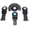 Image de Ensemble daccessoires - MAKITA - B-67480 - 4 pièces - Acier haute teneur en carbone - Pour bois et métaux