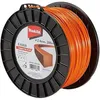 Image de Fil nylon - MAKITA - Square Trim+ - 24 mm - 206 m - Couleur Orange