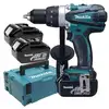 Image de Perceuse visseuse li-ion makita ddf458rf3j - 91 nm +3 batteries 3,0ah 18v en makpac DDF458RF3J