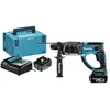 Image de Perfo-burineur SDS Plus 18V + 2 batteries 5Ah + chargeur + coffret MAKPAC - MAKITA - DHR202RTJ