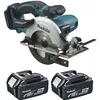 Image de Scie circulaire plongeante MAKITA 18V 136mm Li-ion - 2 batteries 4.0Ah - 1 chargeur rapide - DSS501RMJ